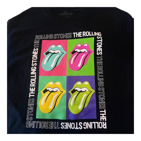 NEW ROLLING STONES Graphic T SHIRT Tongues Logo SM Men's Women's TEE 100% Cotton - Picture 2 of 6